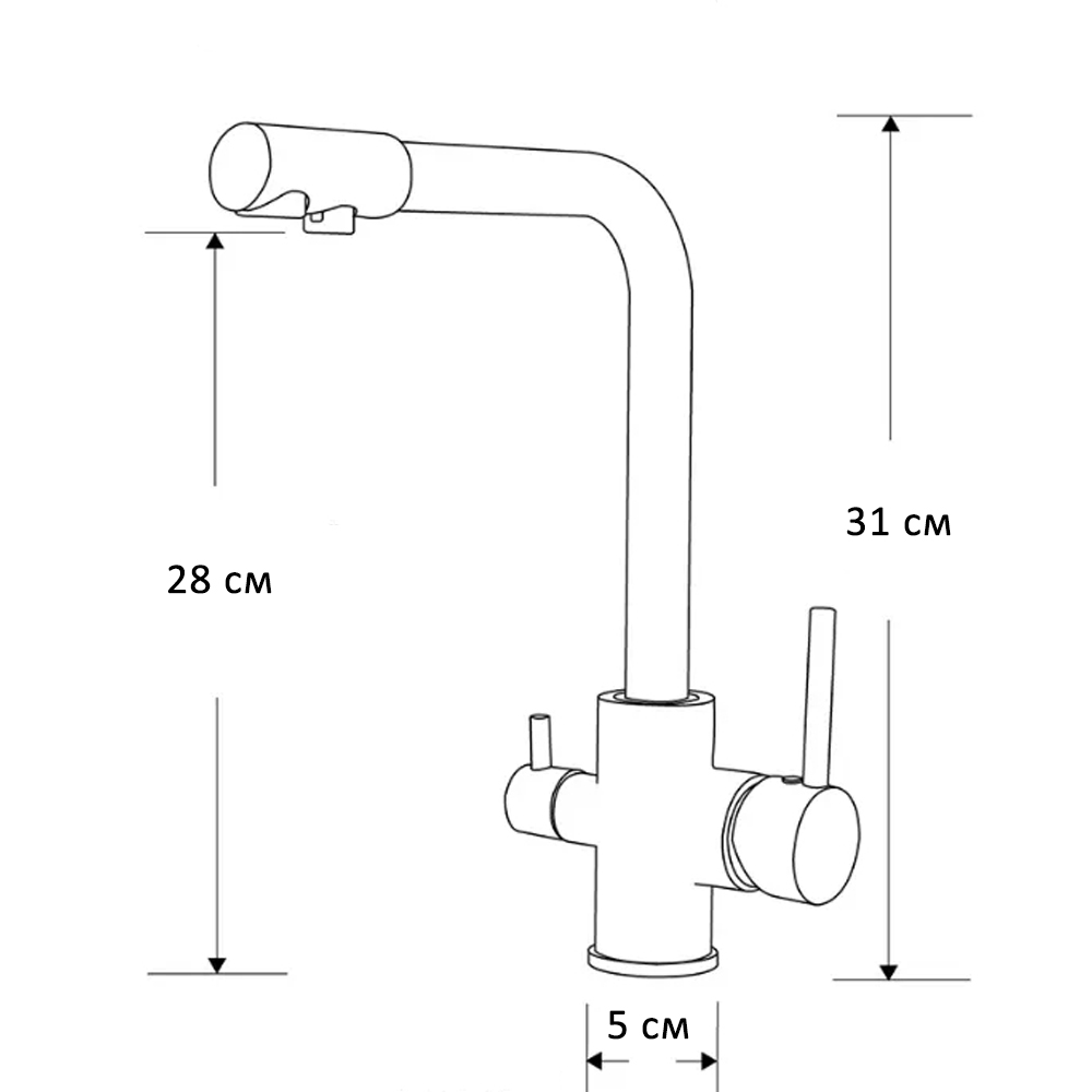 Robinet de cuisine avec filtre à eau noir et gris, mélangeur, filtre à eau potable, robinet d'évier, robinet d'eau chaude et froide pour la cuisine