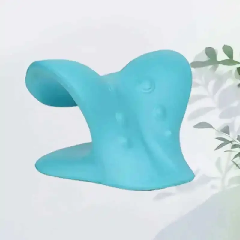 경추 마사지 패드, U자형 패드, 지압 중력, 목 및 어깨 이완