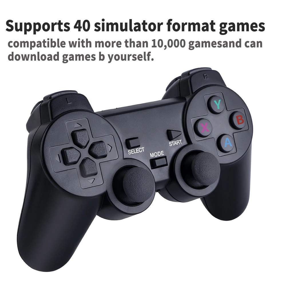 4K HD Videospielkonsole 2,4G Doppel Wireless Controller Game Stick Für PS1 10000 Spiele 64 GB Retro Spiele junge Weihnachtsgeschenke