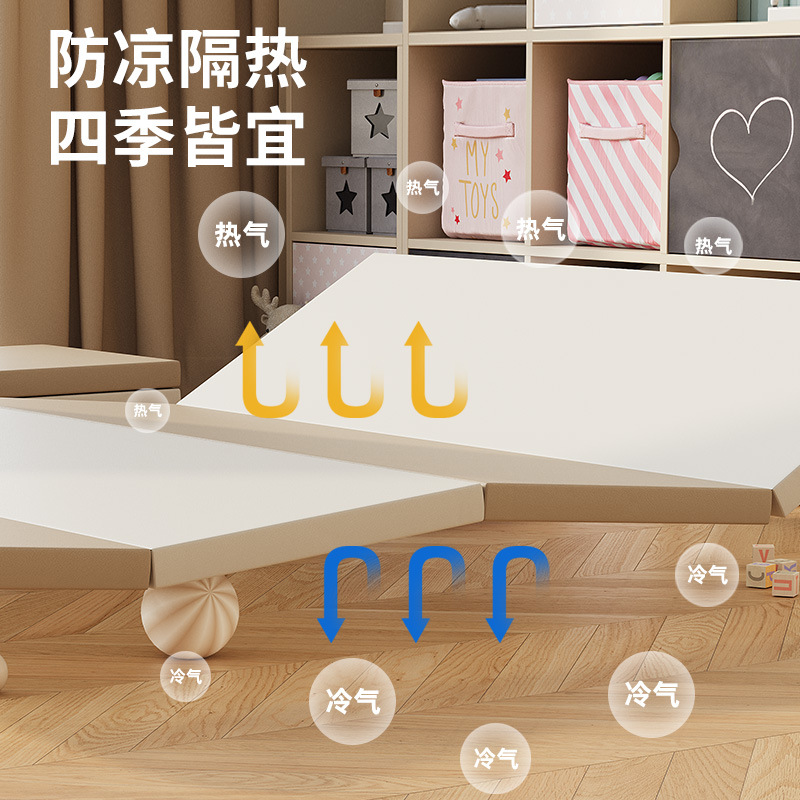 Baby verdickte kriechende Boden matte faltbare Puppe Wohnzimmer Säuglings heim Kinderspiel matte