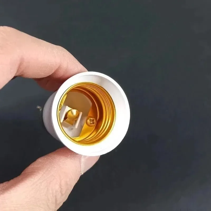 20/1PCS Lamp Sockets Converter B22 To E27 Adapter Conversion Bulb Holder Led Lamps Bulb Anti-burning Anti-aging Accessories