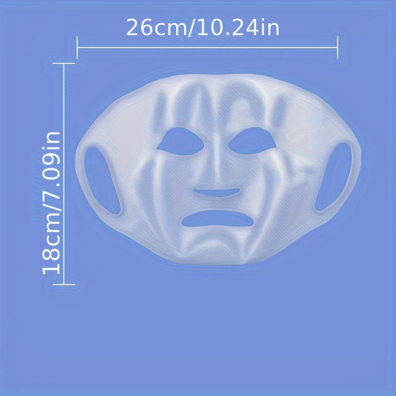 Silikon-Maskenabdeckung, am Ohr montierte feste Maske zur Befeuchtung und Absorption von Essenz, wiederverwendbares Gesichtspflege-Tool