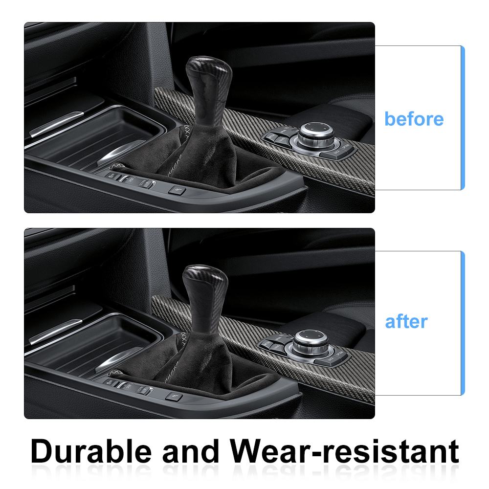 BMW 1 3 5 6 シリーズ E46 E53 E60 E61 E63 E81 E82 E83 E84 E87 E90 E91 E92 車 5 6 スピードレザーギアスティックシフトノブ