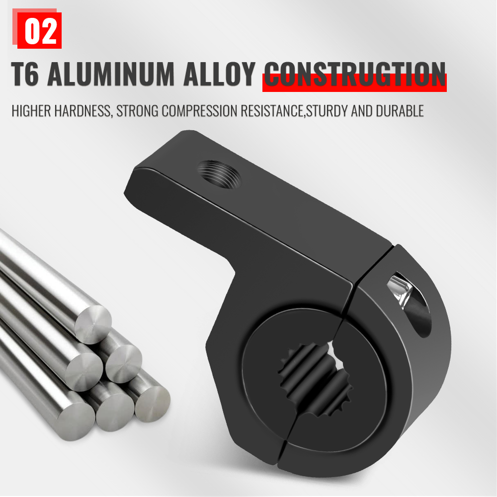 1/2pcs Universal Car Motorcycle Headlight Clamps Brackets Tube Clamp Kit For Truck Auto ATV Motorcycle Led Work Bar Lamp Mount