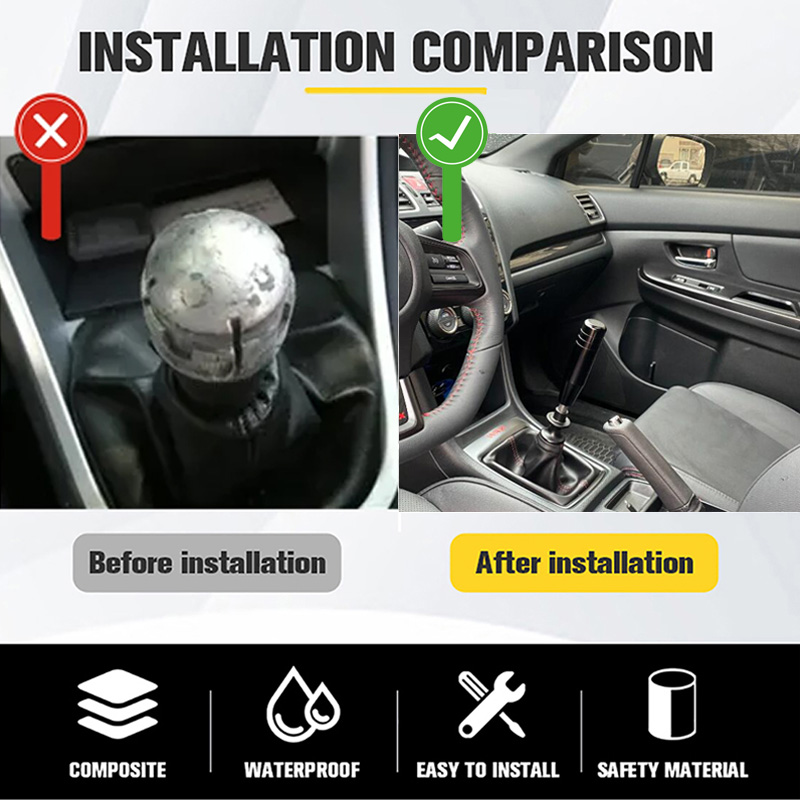 ユニバーサル自動 13 センチメートル 18 センチメートル長さマニュアル車のギアシフトノブアルミギアシフトノブレーシングカーシフトギアノブと 3 アダプタ