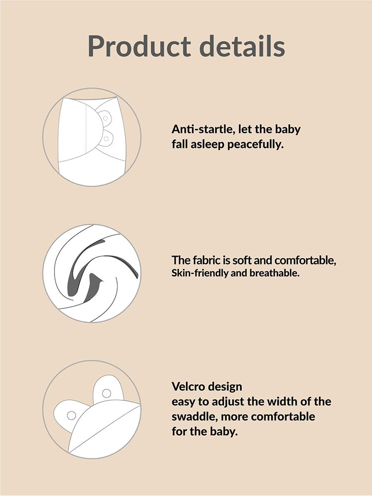 100% algodão 0-3 meses recém-nascido swaddle saco de dormir recém-nascido bebê swaddling cama