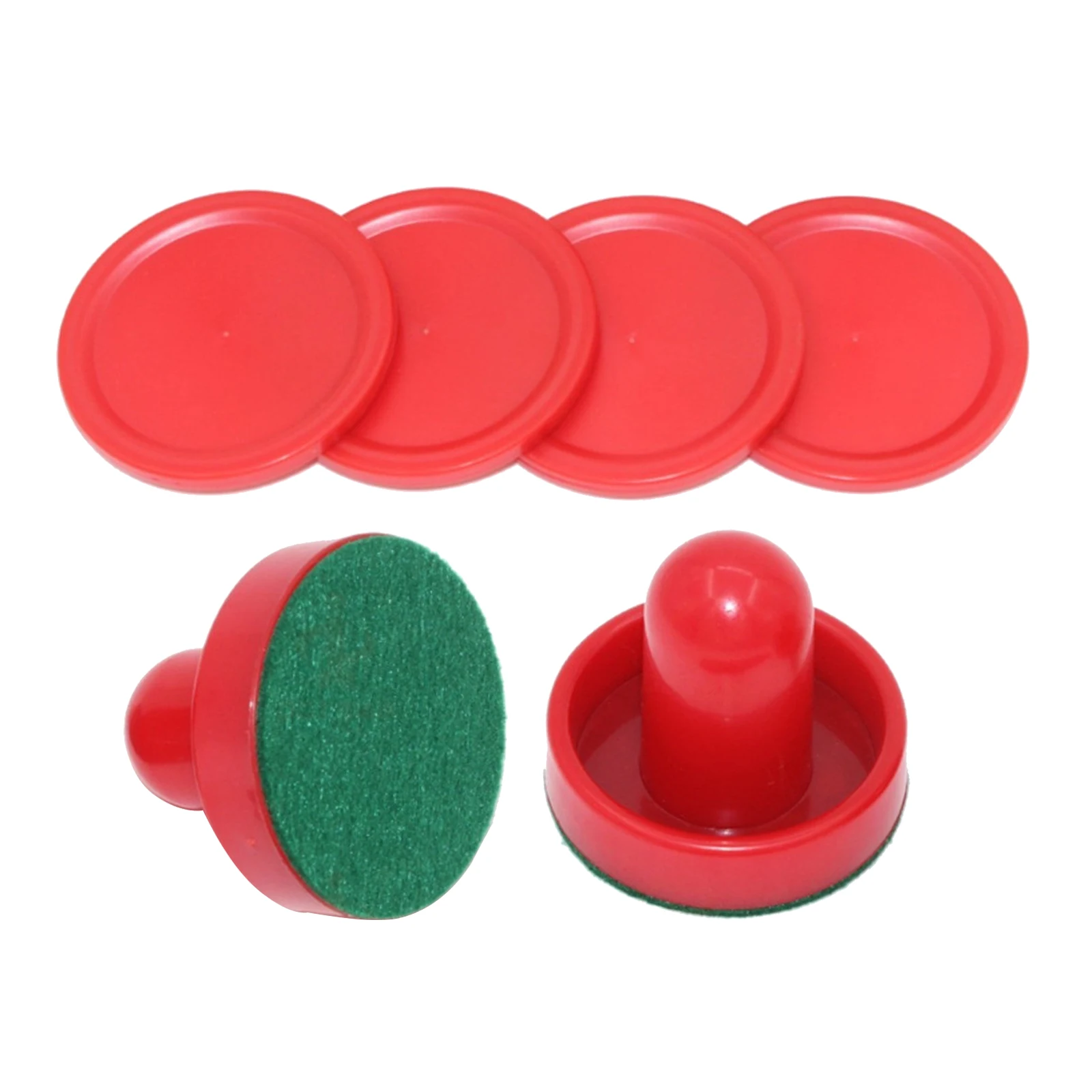 8 teile/satz Standard Kunststoff Air Hockey Drücker Und Pucks Ersatz Für Spiel Tische Goalies Zubehör