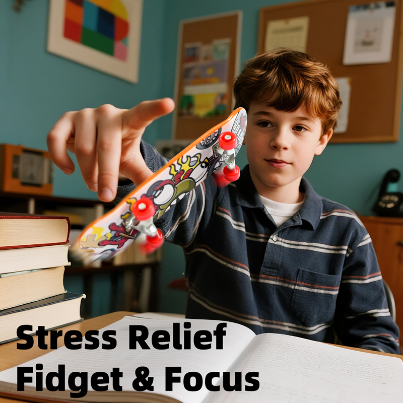 3/1PCS Mini Finger Skateboard Desktop Finger Board Creative Fingertip Fingerboards Toys for Kids Birthday Party Favor Gifts