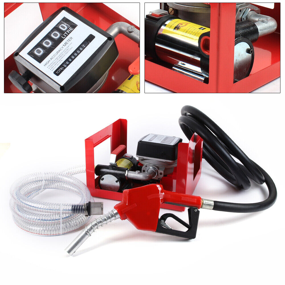 Bomba de óleo combustível diesel 12v/230v, pistola automática 175w/550w/150w/200w 50l/60l/min, bomba de óleo autoescorvante