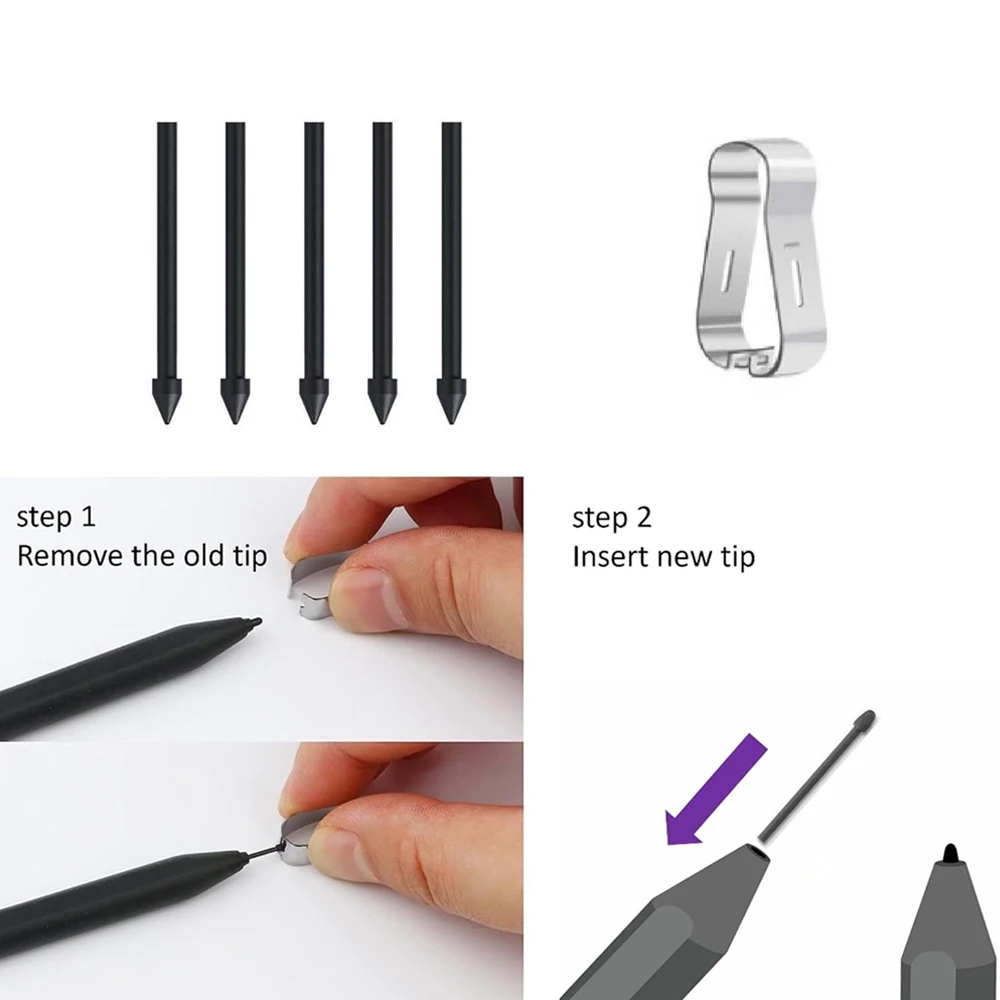 Puntas de lápiz para Samsung S Pen Nibs para Samsung Galaxy Tab S6 Lite S7 FE S8 Plus S9 Ultra accesorios para tableta Samsung Pen Tip
