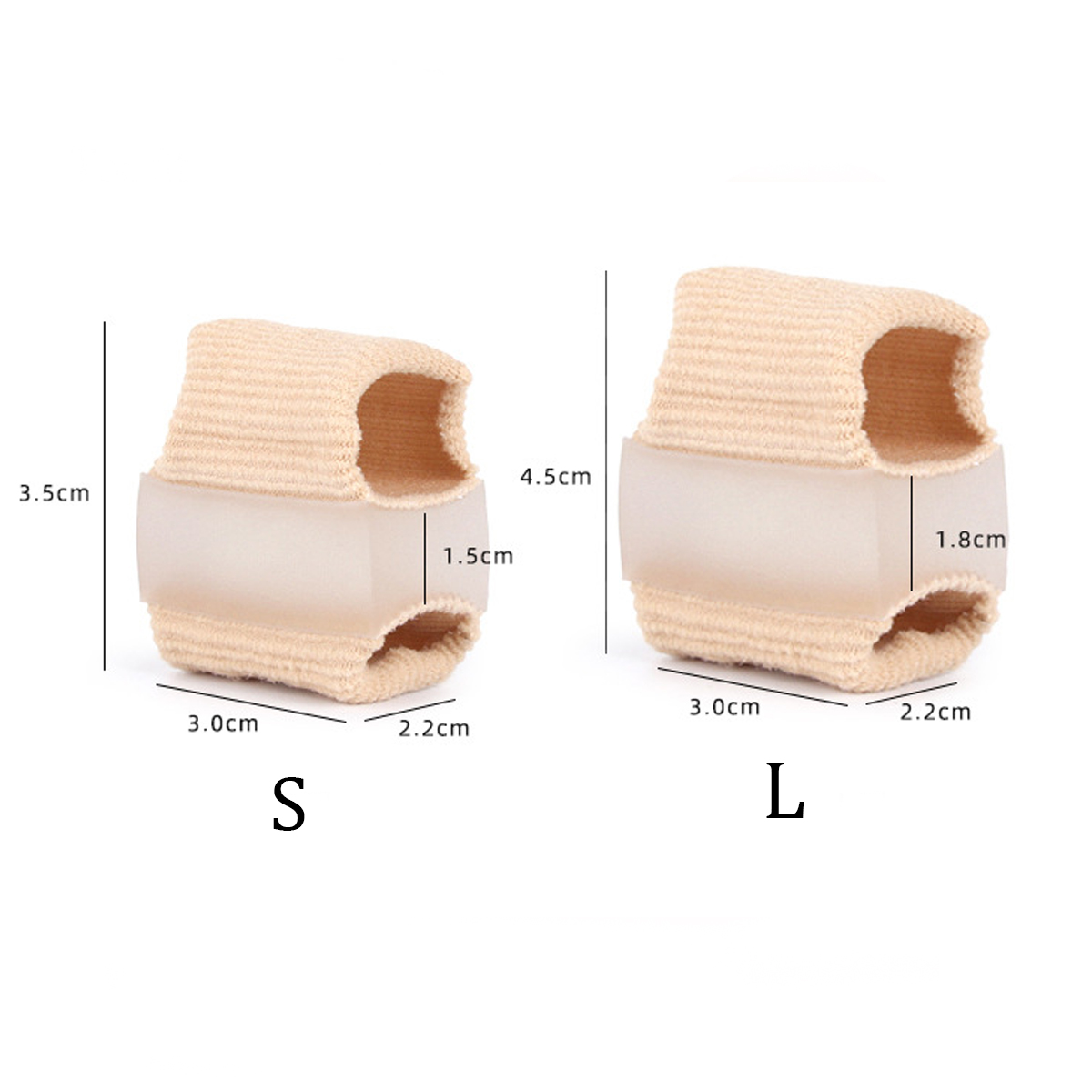 1/2 PCS Dubbele Gat Bunion Corrector Siliconen Grote Teen Separator Dagelijks Hallux Valgus Correctie Orthopedische Pedicure Care Tool