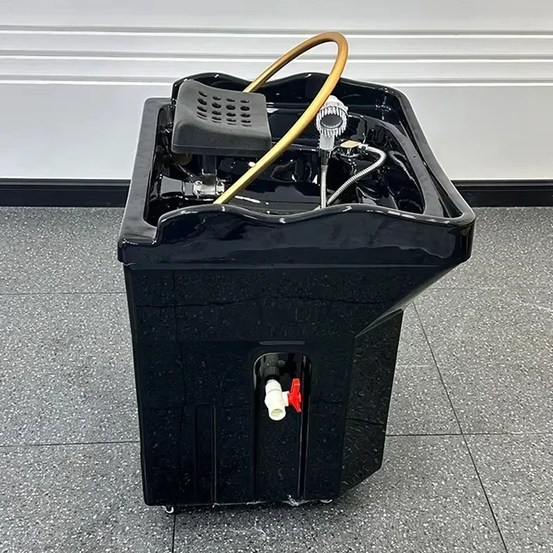 Évier de spa japonais portable moderne, hydrothérapie, massage thaïlandais, shampoing, lit d'eau, shampoing à vapeur, salon de coiffure