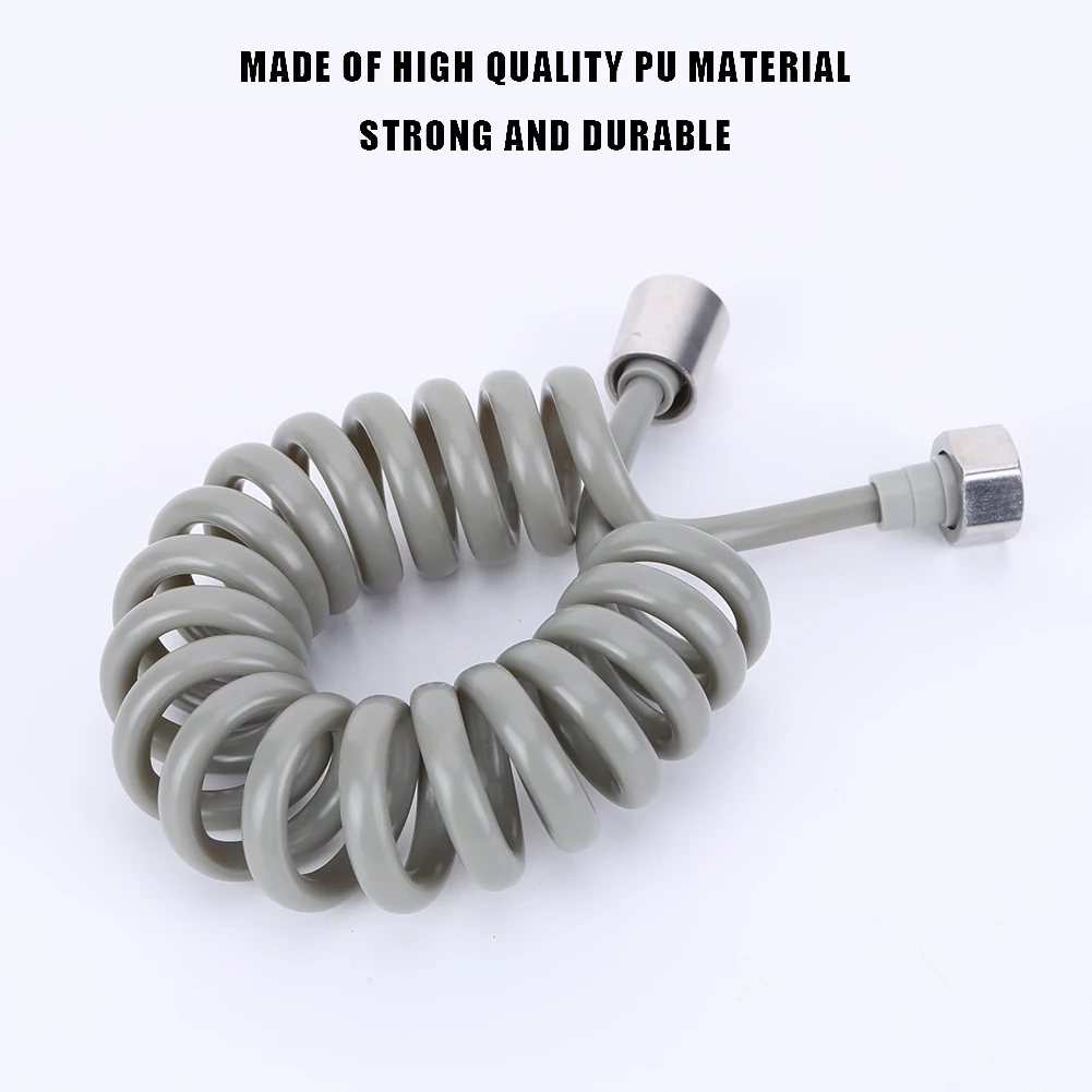 2/3/5M Flexibele Doucheslang Universele Veerverlenging Handsproeier Pijpconnector Veerbuis Badkamer Toilet Bidet Accessoires