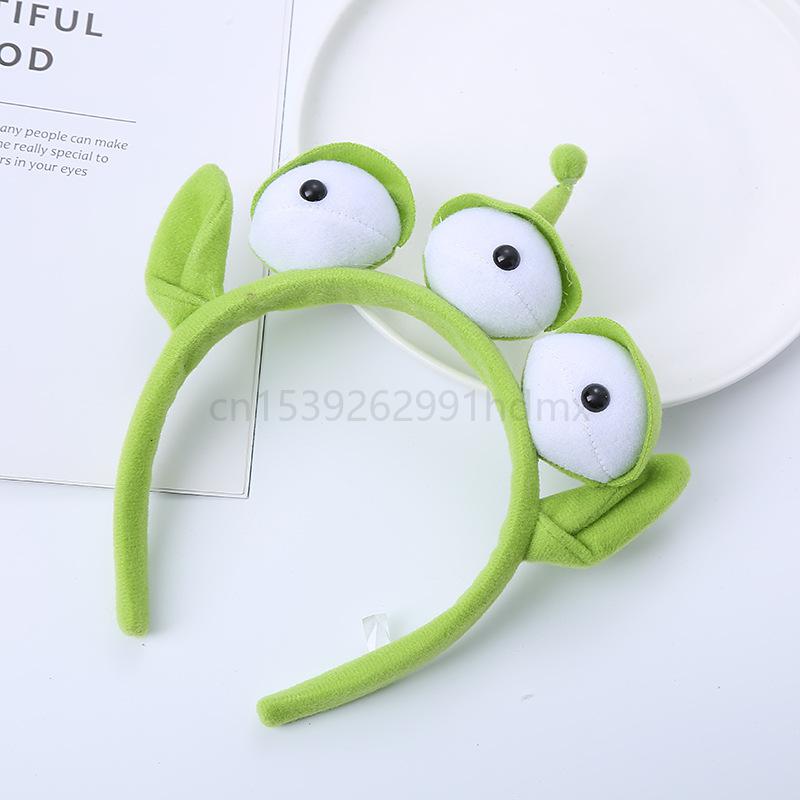Disney Pixar Toy Story Alien Plüsch Stirnband Anime Figur Cosplay Alien Haar Zubehör Haar Hoop Haarband Cartoon Kinder Geschenk