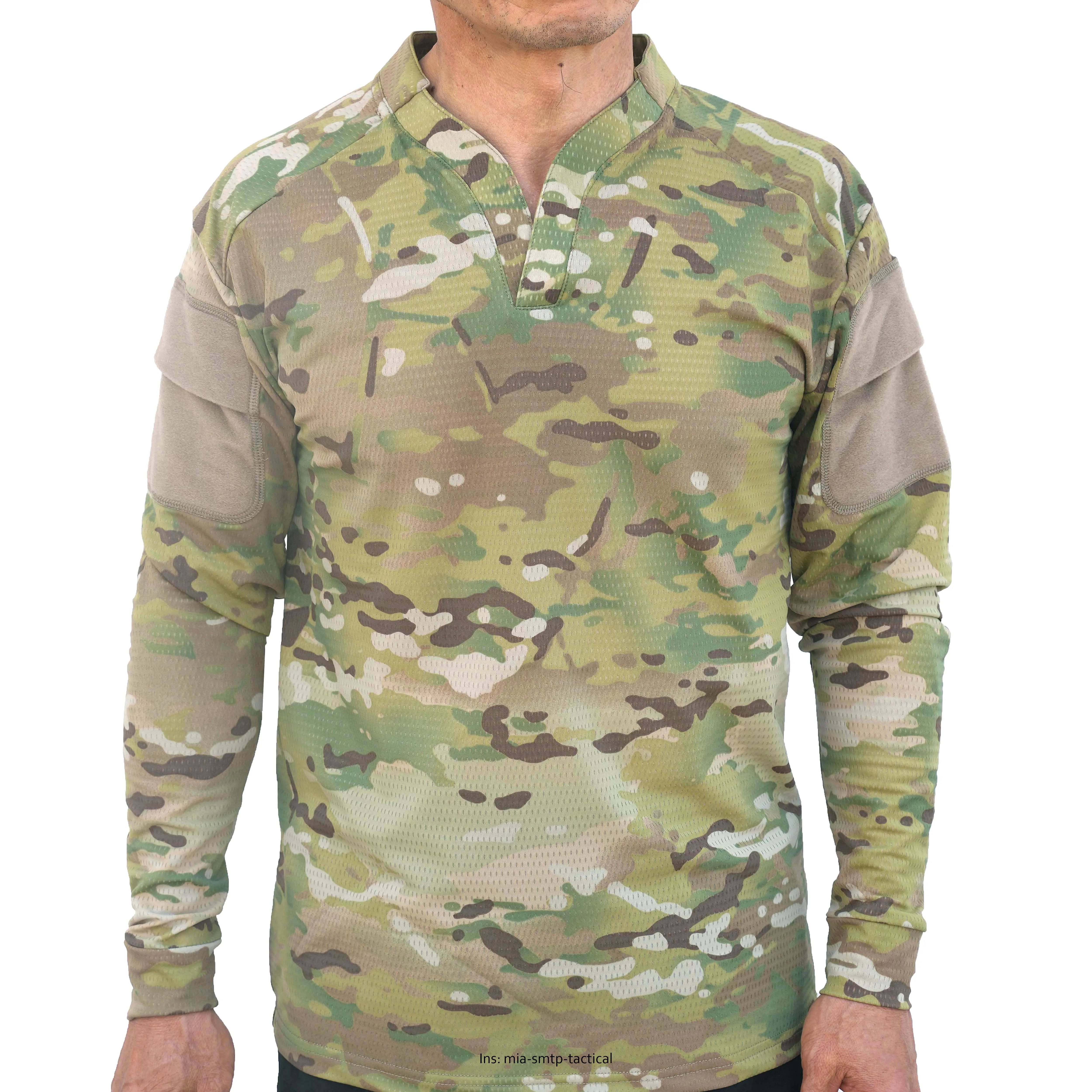 SMTP002 Camisa táctica estilo DEGRU de EE. UU. Camiseta táctica de manga larga transpirable de secado rápido