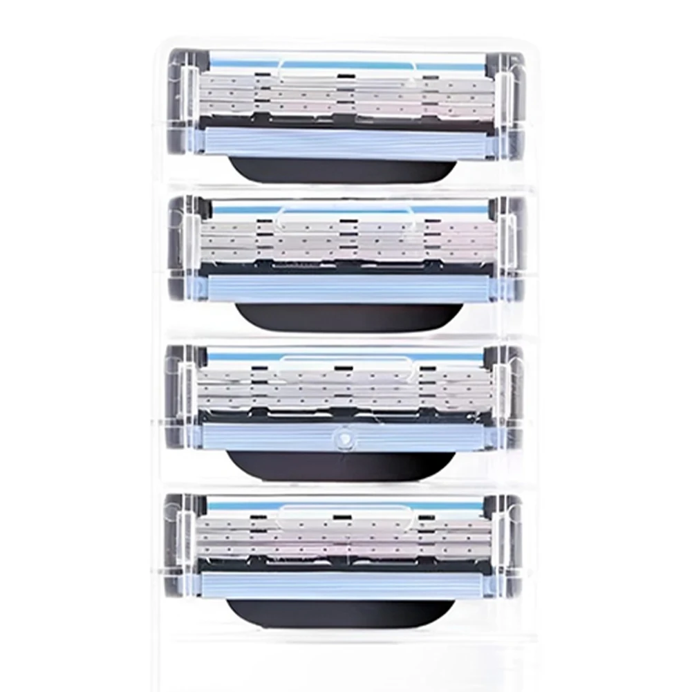 8/12Pcs เครื่องโกนหนวดหัวตัดสําหรับ MACH 3 สําหรับชายใบมีดสแตนเลส SHARP เปลี่ยนหัวโกนอุปกรณ์เสริมของขวัญ