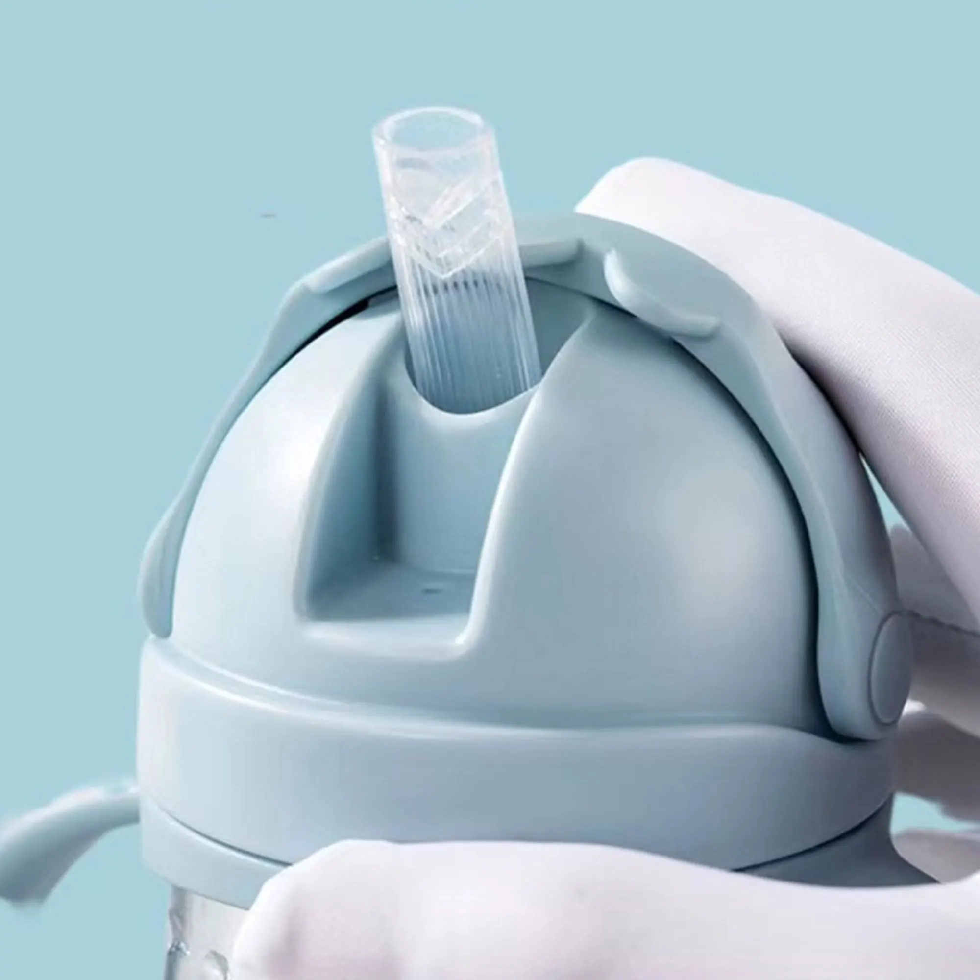 350/250ml เด็กฟางน่ารัก Anti-choking เด็กอนุบาลแรงโน้มถ่วงถ้วยน้ําเป็ด sippy ถ้วยเด็กดื่มขวด