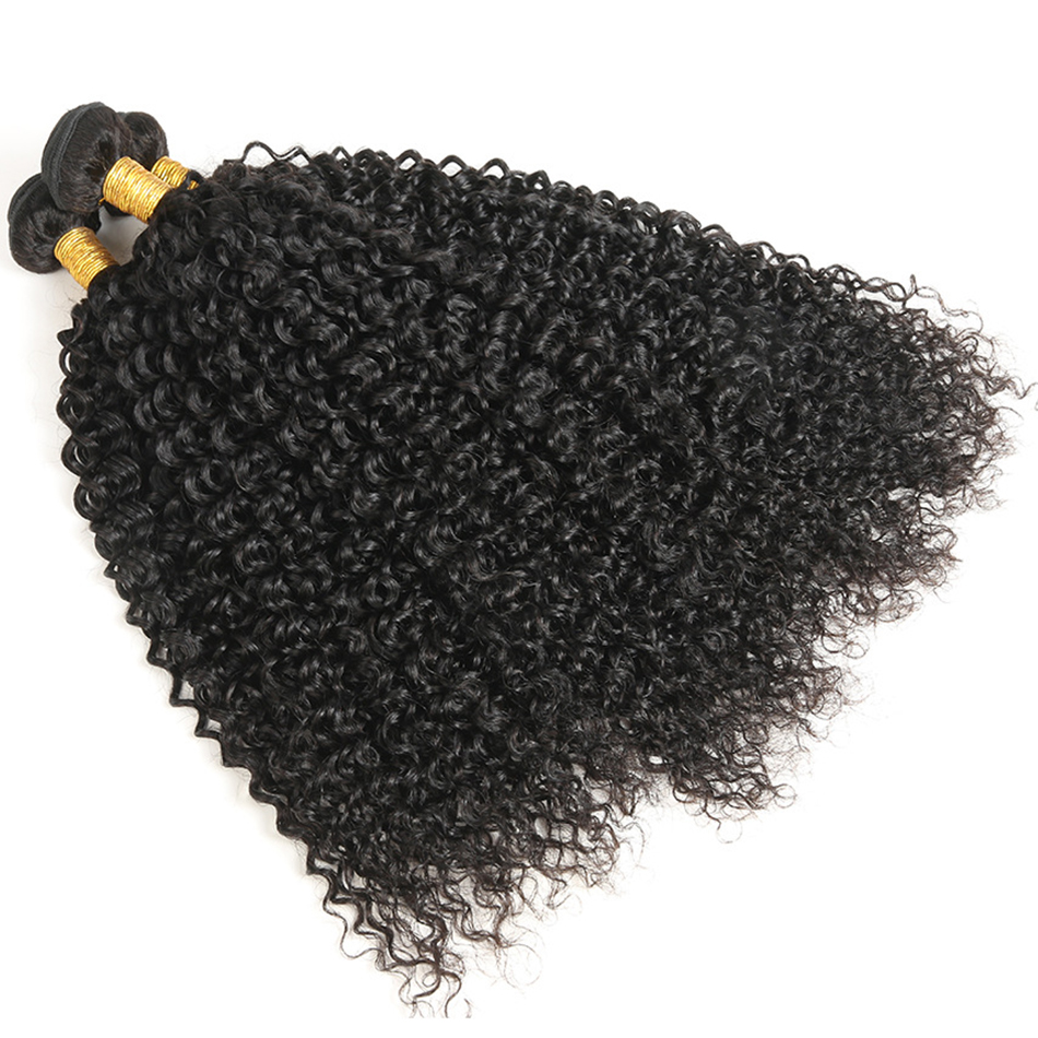 ブラジルのウェーブのかかったヘアエクステンション,巻き毛の人間の髪の毛,100% 人間の髪の毛,生の織り,30インチ