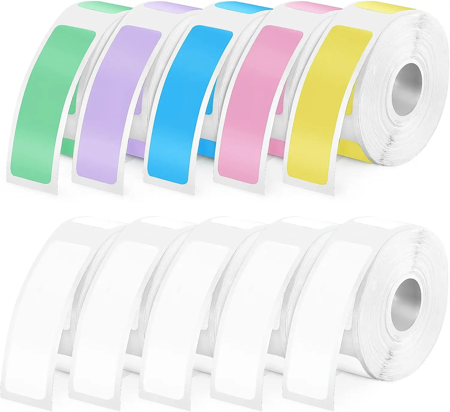 1Roll P12 P15 Thermische Label Sticker 12mm * 40mm tape Compatibel Phomemo D30 Q30 Marklife P11 P50 L12 DELI Q2 Labeller