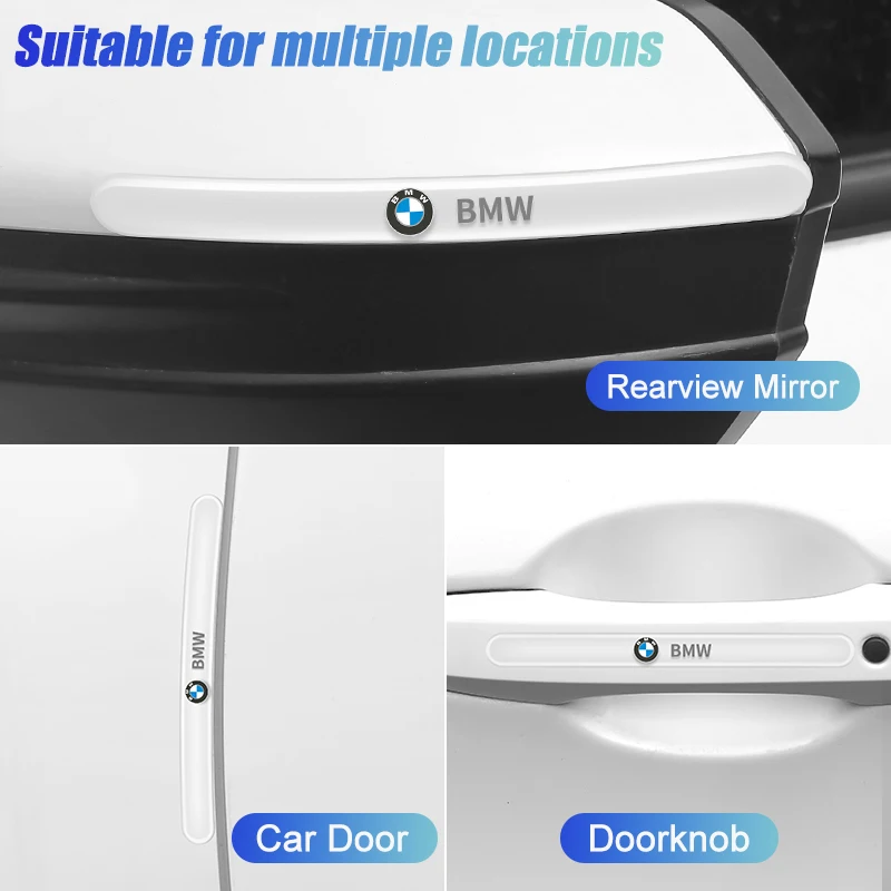 Pegatinas protectoras transparentes para manija de puerta de coche, para BMW 1 2 3 4 5 6 7 Series X1 X3 X4 X5 X6 X2 X7 F10 F15 F16 F20 F30 F18 F25