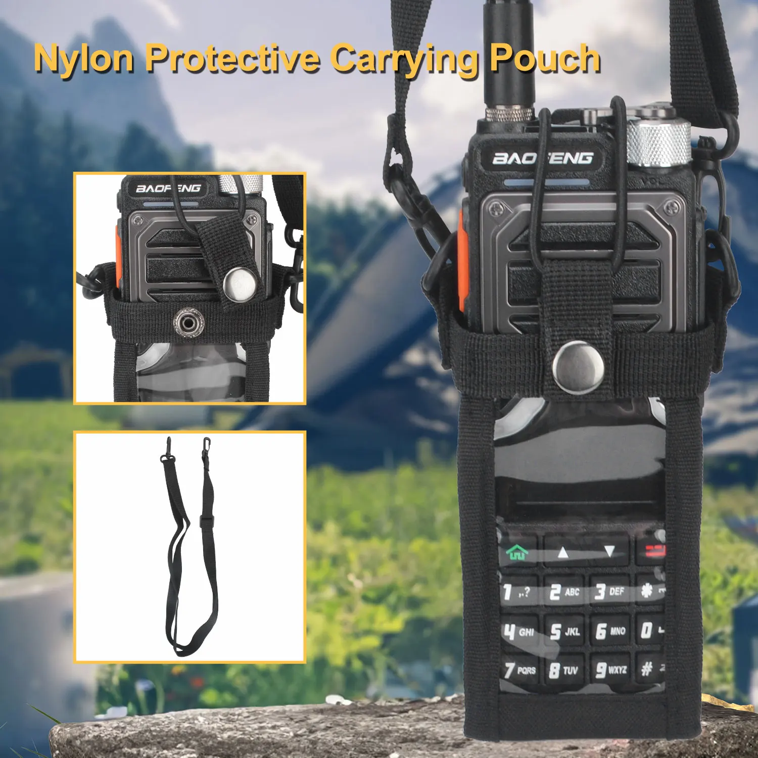 Baofeng UV-25PRO GPS Walkie Talkie 10W 1000Ch banda aérea multibanda FM Vox Radio bidireccional con batería recargable USB-C de 5200mAh