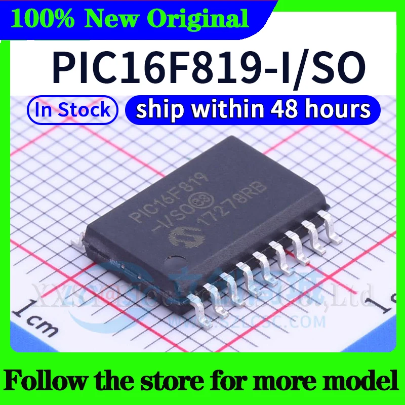 PIC16F54-I/SO PIC16F88-I/SO PIC16F716-I/SO PIC16F818-I/SO PIC16F819-I/SO PIC16F1826-I/SO PIC16F1827-I/SO PIC16F1828 PIC16F1847