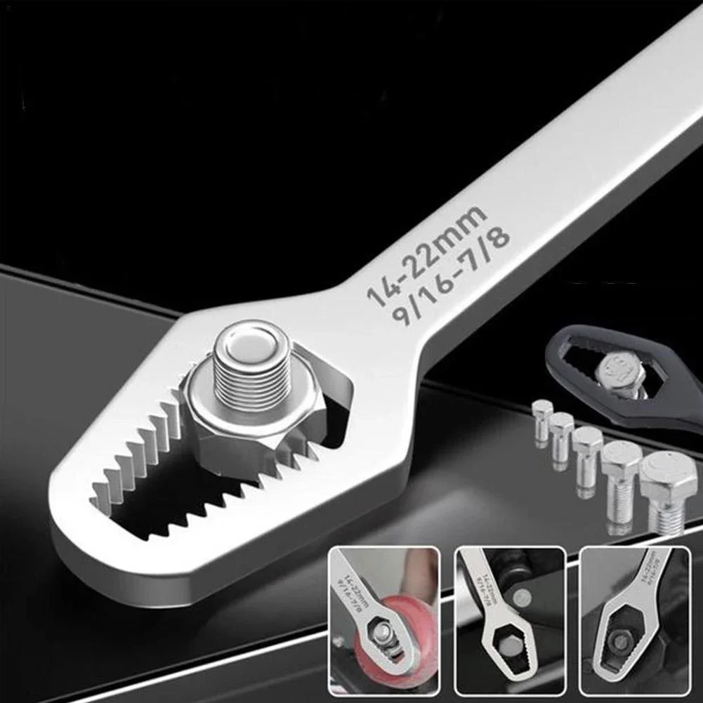3-24mm Universal Torx Wrench Self-tightening Adjustable Glasses Wrench Board Double-head Torx Spanner Hand Tools for Factory