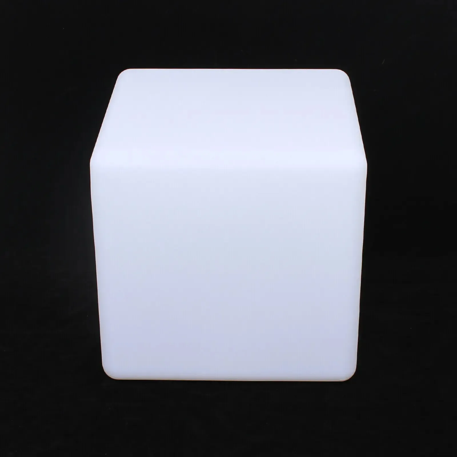 Cubo de luz LED RGB externo/interno, banco que muda de 16 cores, assento para cadeira de festa no pátio
