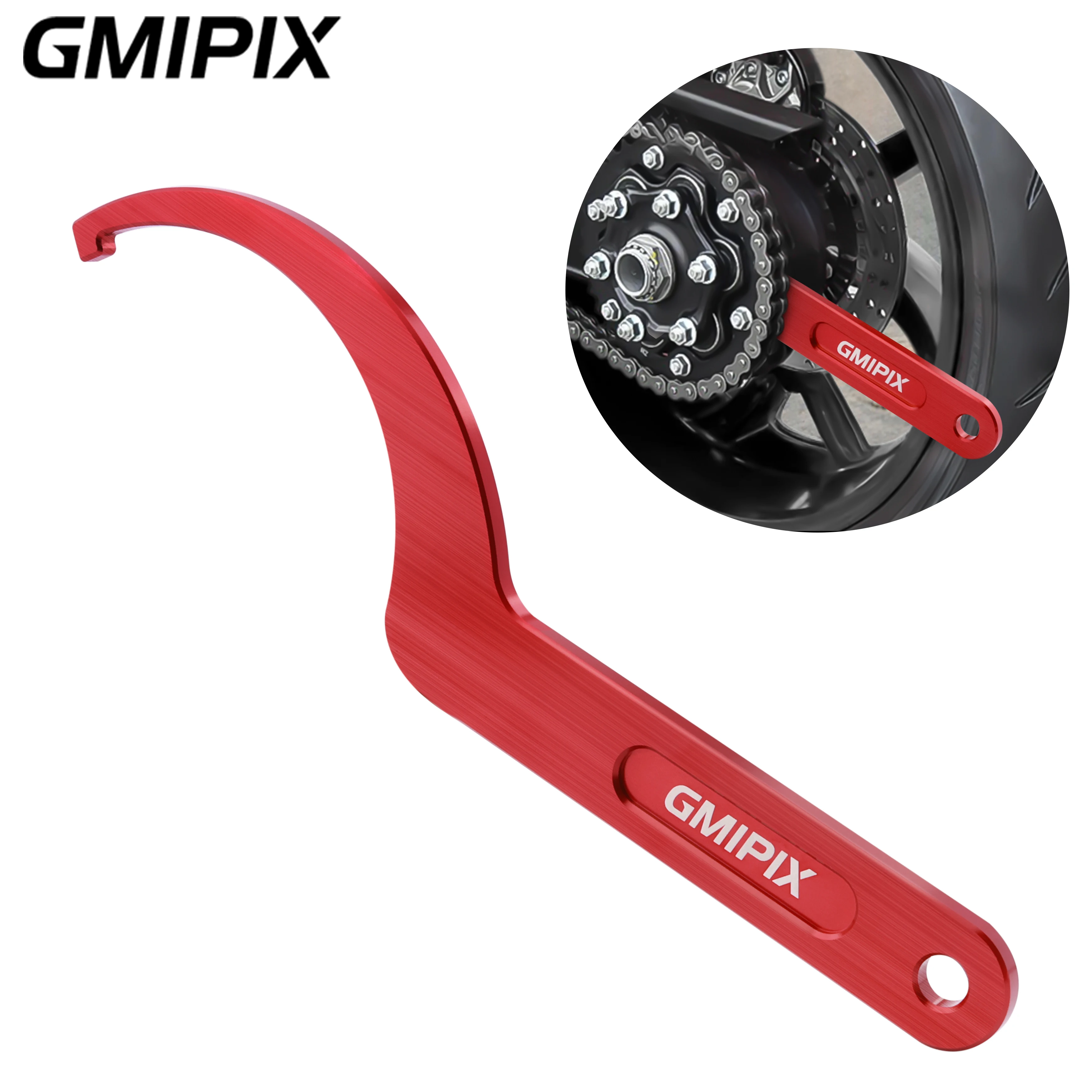Инструмент для регулировки цепи мотоцикла GMIPIX, совместимый с Ducati V4 821 950, эксцентриковый натяжной ключ для заднего колеса