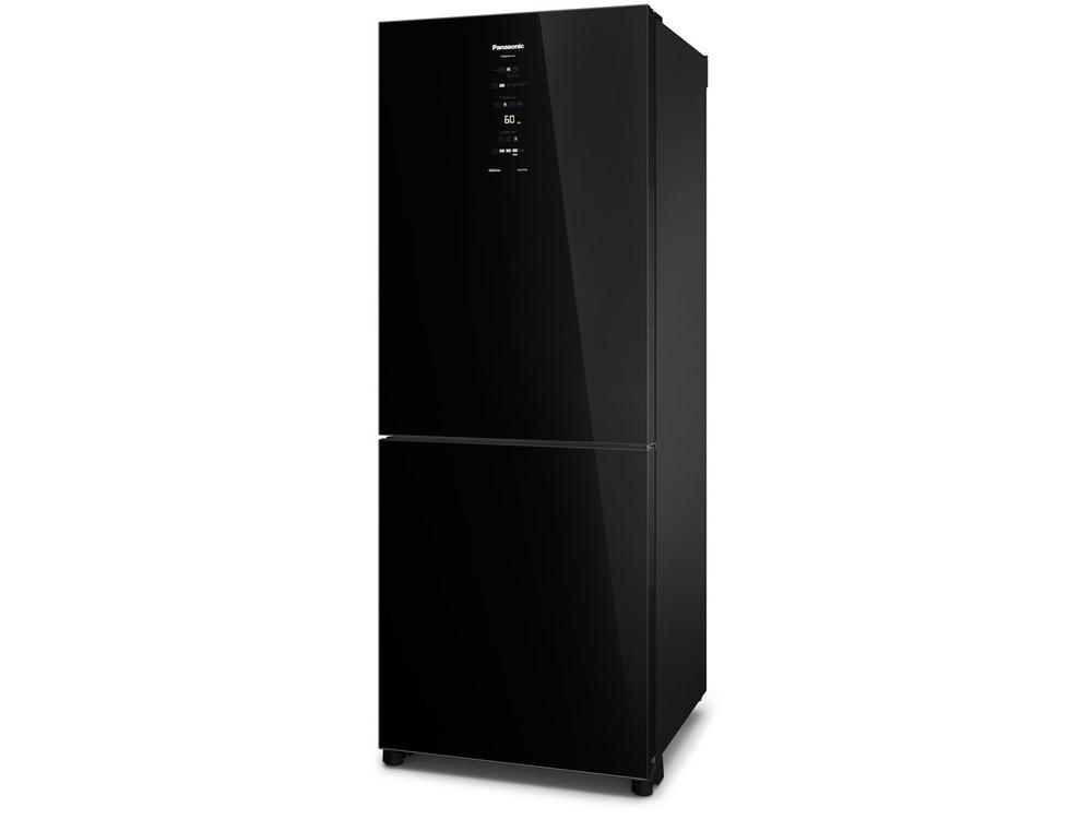 Geladeira/Refrigerador Panasonic Frost Free Duplex Inverse Black Glass 450L BB65 - 110V