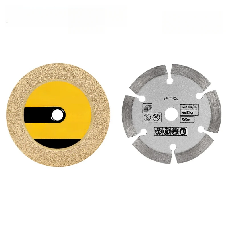 2 pcs Diamond Cutting Disc  Stone Cutting Wheel Glass Cutting Saw Blade for Cutting Metal Wood Ceramic  Concrete Rebar