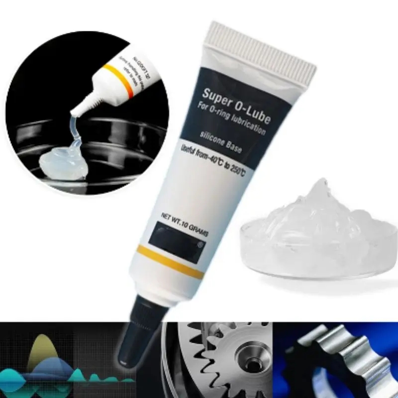 10g graxa de silicone vedação à prova d'água anel de vedação de graxa de silicone à prova d'água lubrificação com graxa de lanterna