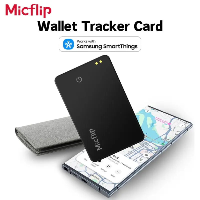 Bluetooth-кошелек-трекер для Samsung Galaxy Smart Tag GPS-локатор Поиск предметов работает с Samsung SmartThings