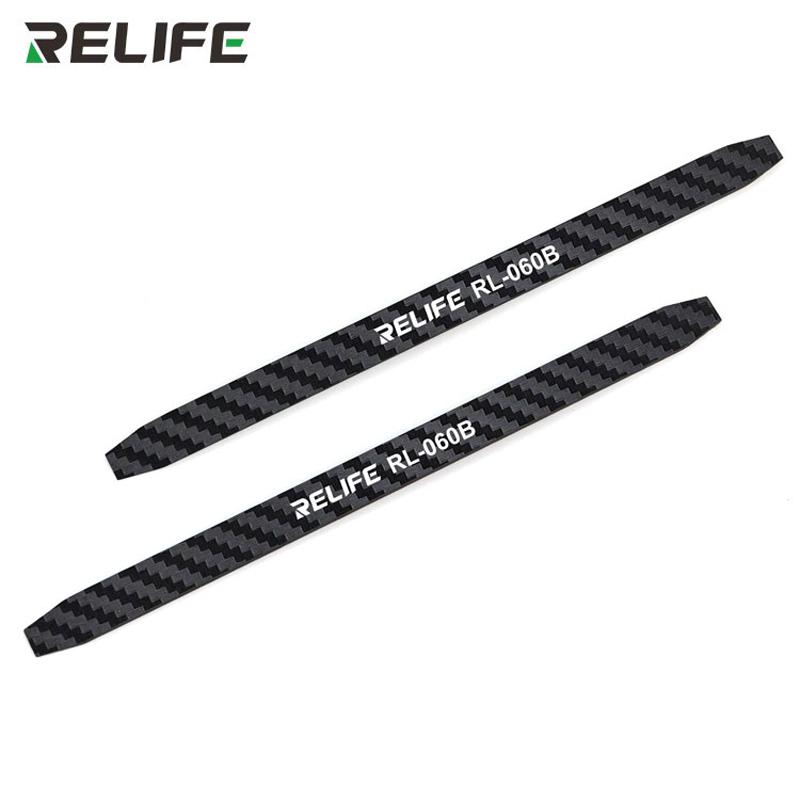 Relife RL-060B anti-estático de fibra de carbono não-magnético desmontagem pé-de-cabra para reparo do telefone móvel desmontagem pé-de-cabra ferramenta de reparo