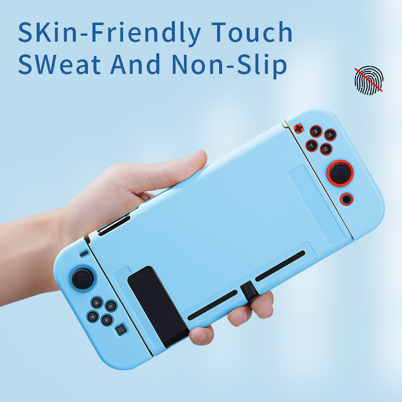 Capa protetora compatível com console Switch ns/Nintendo Switch OLED e Joy-Cons, Switch pode ser inserido no dock com Shell