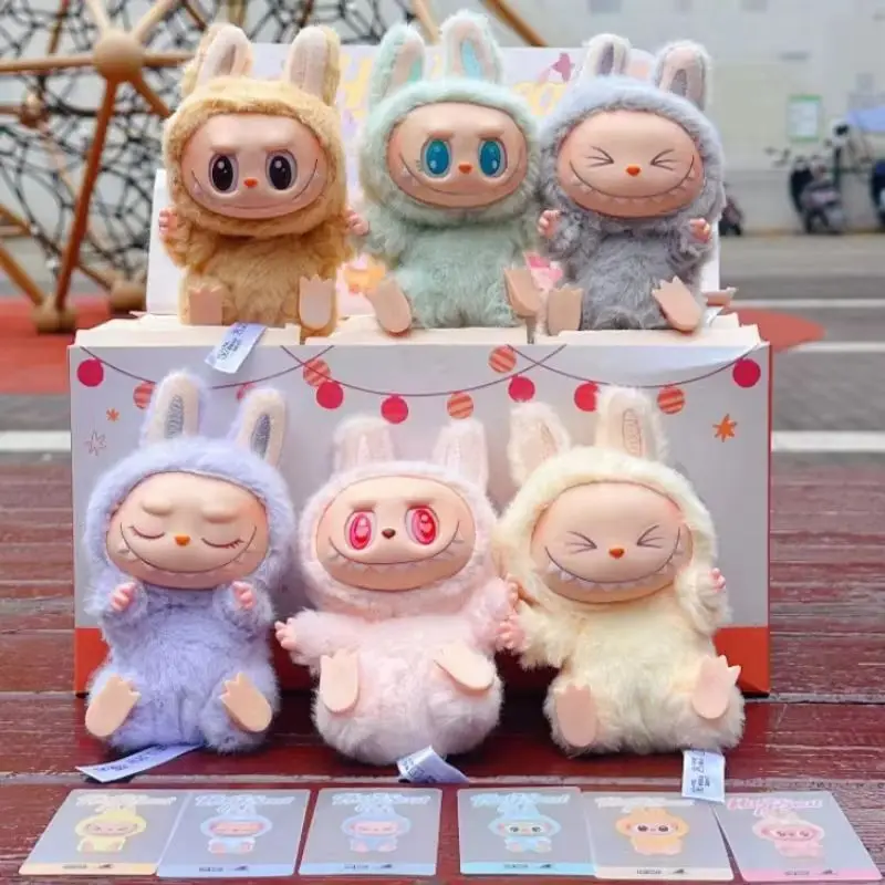 ラブブアニメフィギュアペンダント人形、ブラインドボックスレプリカ、シートシリーズ、モンスターモデル、キーホルダーおもちゃ、誕生日プレゼント、ホットセール、新しい、2020