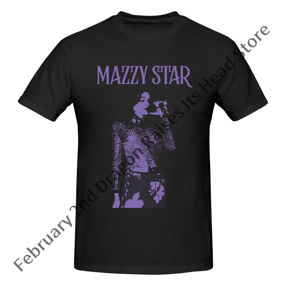 Mazzy Star Band Kaus Lucu Kaus Leher Bulat Gambar Cetak Pria Kaus Katun Jalanan