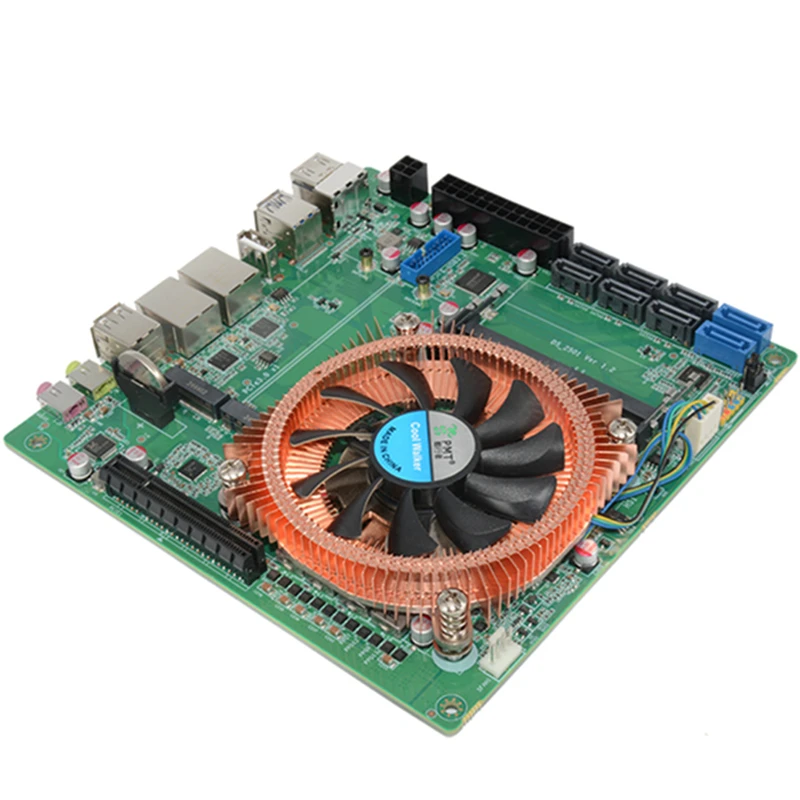 Материнская плата AMD Ryzen 7 5825U 5800H NAS с 8 отсеками 1*8XPCIE3.0 2*Intel i226-V 2.5G 2*M.2 NVMe 8*SATA3.0 DDR5 Firewall ITX, материнская плата