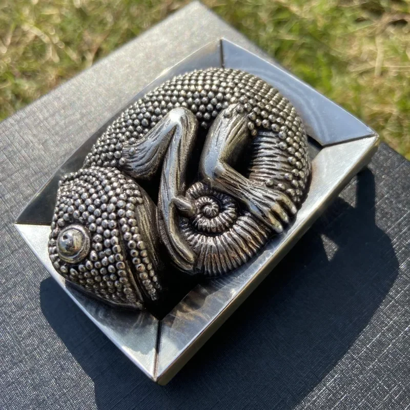 Metal cowboy lagarto fivelas animal vintage liga suave fivelas para homens cintos fivela retro cinto acessórios boucle de ceinture
