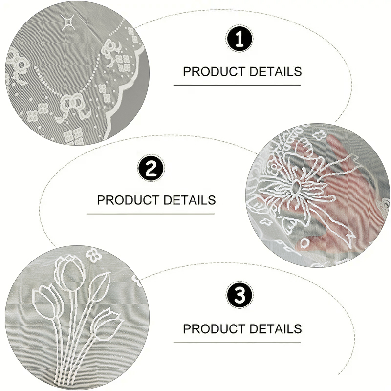 Mooie Multifunctionele Tulp Boeket Kant Tafelkleed Mode Witte Tv Stofkap Vierkante Polyester Oven Stofkap voor Ho