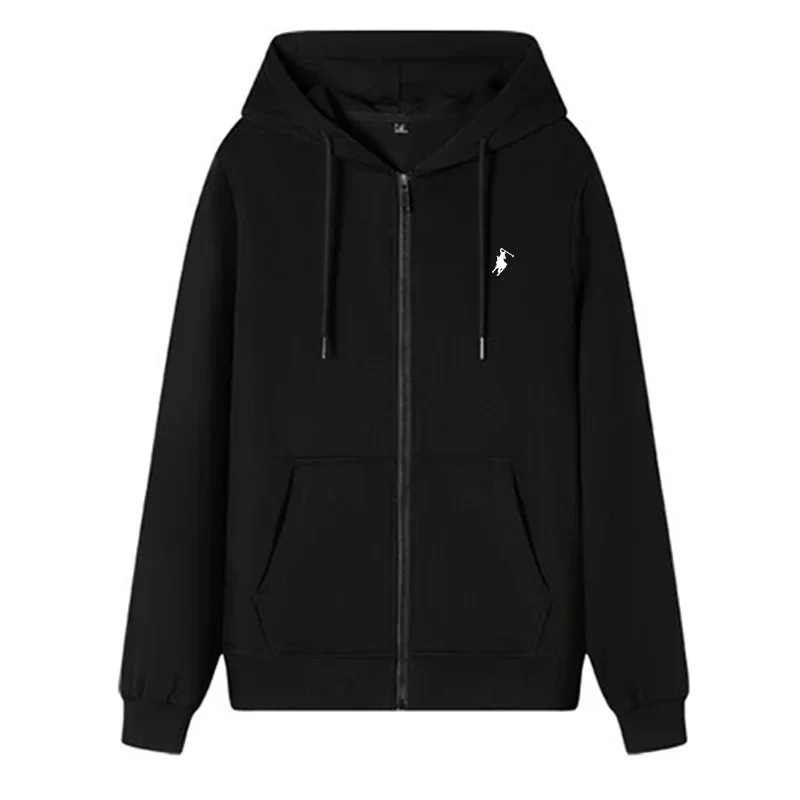 La nueva ropa deportiva informal de otoño e invierno para hombres, sudadera con capucha y sudadera cálida a la moda para correr al aire libre y fitness