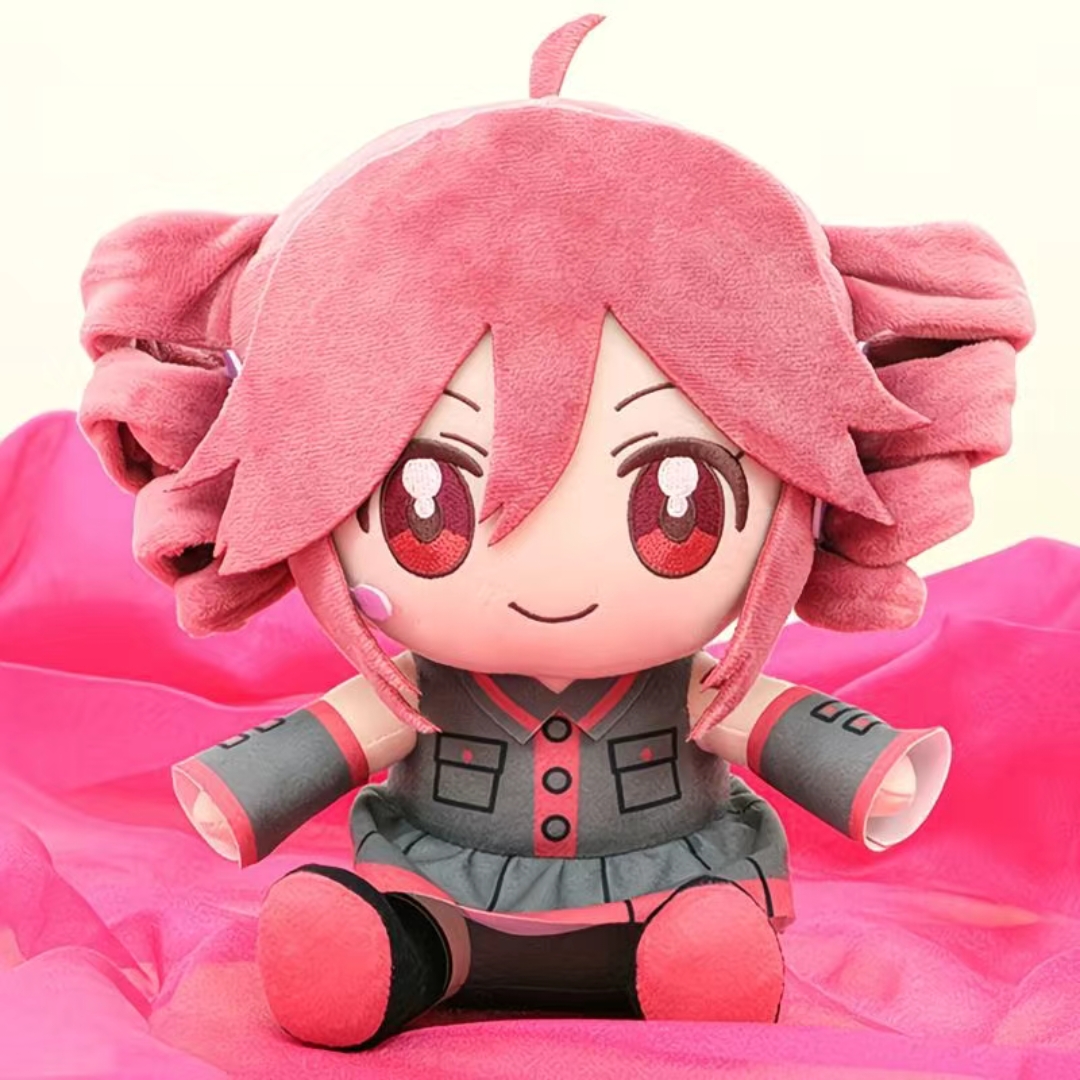 23CM Kasane Teto Plüschtier Weiche Puppe Gefüllte Plüschtiere Figur Anime Cosplay Cartoon Geburtstagsgeschenk Weihnachtsgeschenk für Fans Mädchen