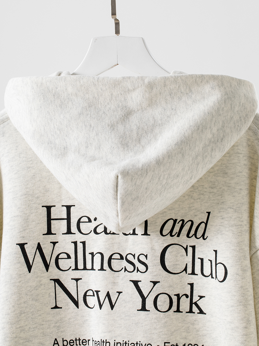 Bluzy sportowe z nadrukiem dla kobiet Luźna bluza z kapturem z długim rękawem 2024 Nowa moda uliczna Pullover Tops