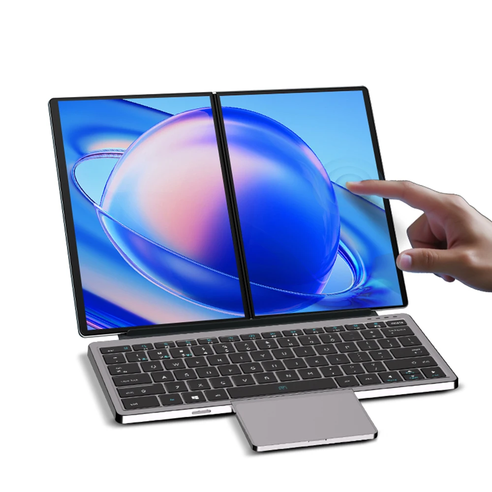 10.9*2 Inch Touch Screen Laptop Dual Screen Notebook Intel i3 1215U N100 WIFI6 2 in 1 Laptop Tablet Portable Business Computer