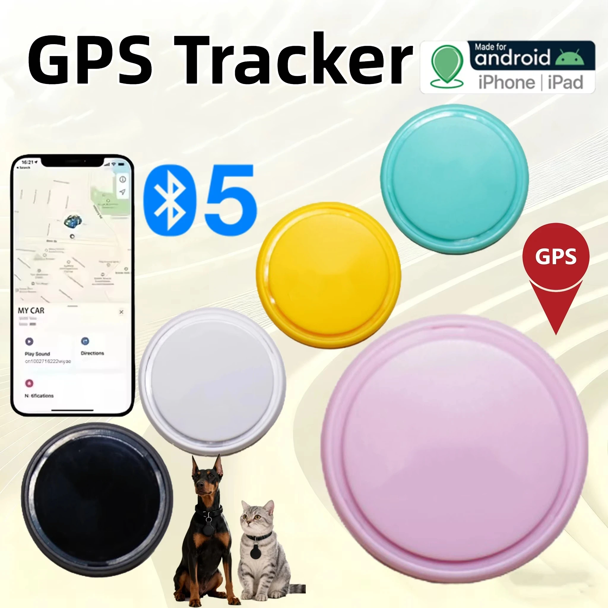 GPS трекер Bluetooth 5,0 анти-потерянное умное устройство домашние животные детский автомобильный чемодан кошелек отслеживание для IOS Android Finder локатор