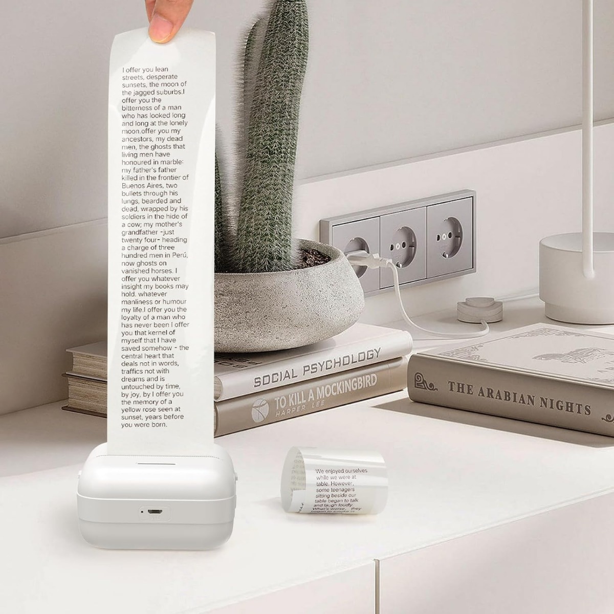 Transparent Adhesive Thermal Sticker Paper for M02/T02/M02s Sticky Photo Printer and 57mm Width Print Mini Pocket Printer Camera