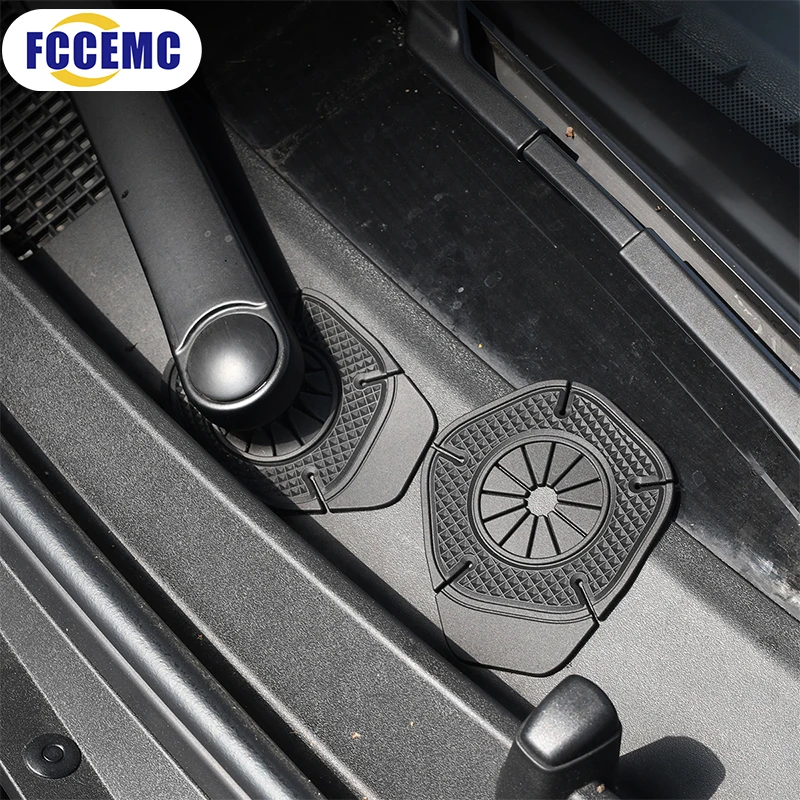 Cubiertas protectoras duraderas para limpiaparabrisas de coche, protección a prueba de polvo, funda inferior, accesorios de cubierta de orificio para limpiaparabrisas de coche