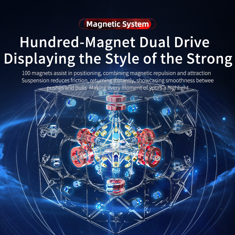 Moyu Weilong WRM V10 20M Maglev Ball-Core UV 3X3 Magnetic Magic Speed Cube Fidget Toys Weilong V10 Maglev Cubo Magico Puzzle