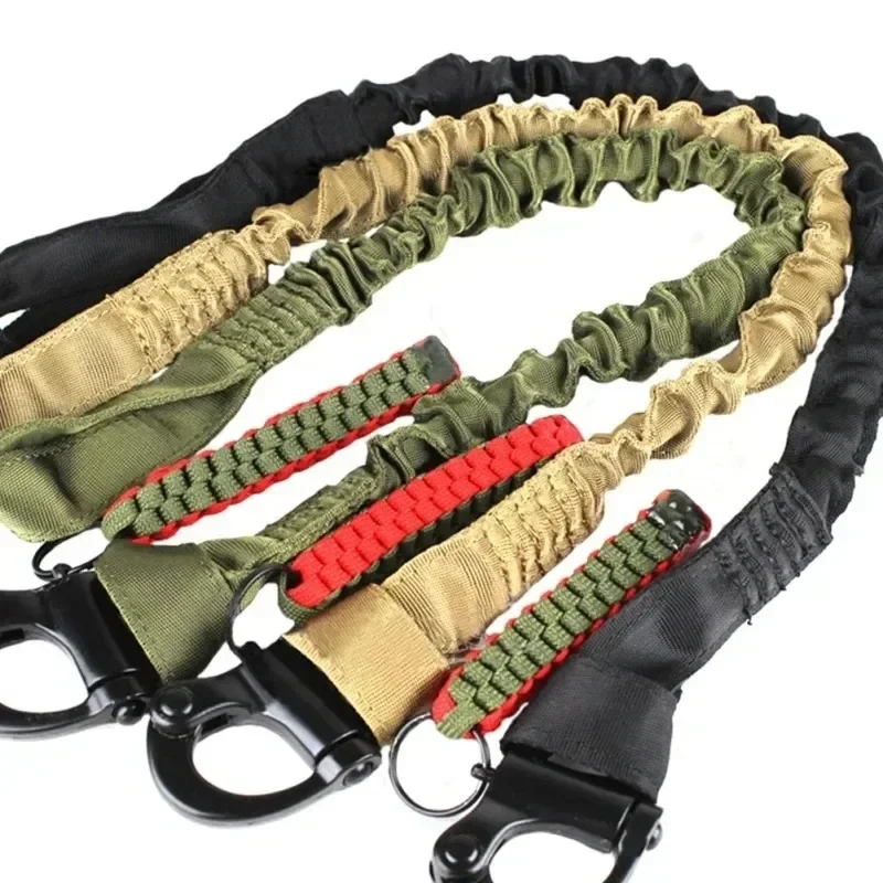 Eslinga táctica de seguridad de liberación rápida para Rifle, correa de cordón, cuerda de escalada, eslinga protectora Airsoft para caza al aire libre