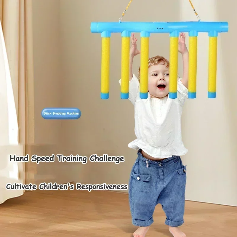 ท้าทาย Falling Sticks เกมเด็ก Stick จับของเล่นการฝึกอบรม Reaction ability การศึกษาผู้ปกครอง-เด็ก Interactive ของเล่นกีฬา